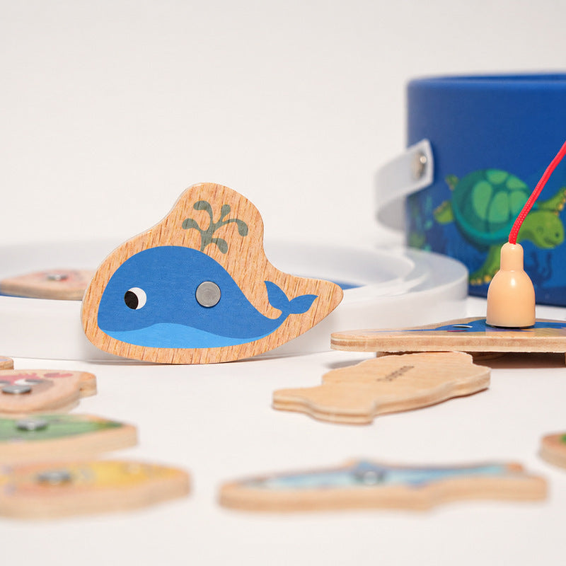 Montessori Toy Bundle with Fishing, Puzzles & Eggs