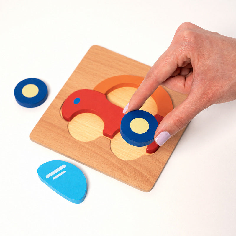 Montessori Toy Bundle with Fishing, Puzzles & Eggs