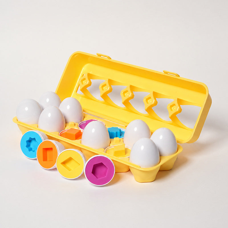 Montessori Toy Bundle with Fishing, Puzzles & Eggs