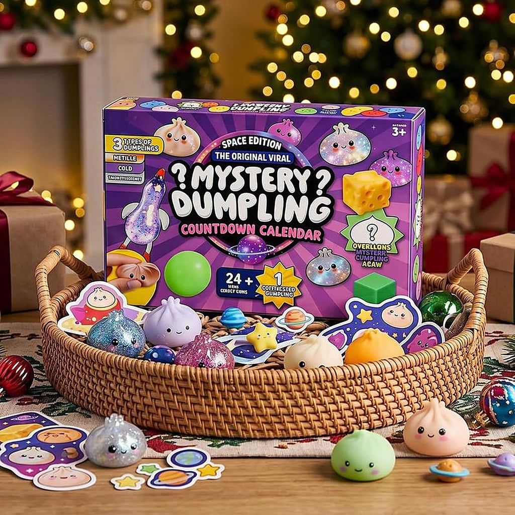 Mystery Dumpling Countdown Calendar, 24 Squishy Surprises