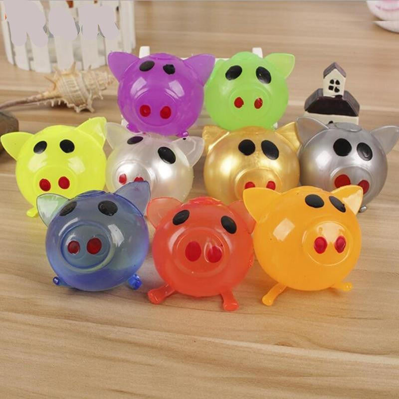 Jelly Pig Stress Toy - Squishy Bounce-Back Fidget