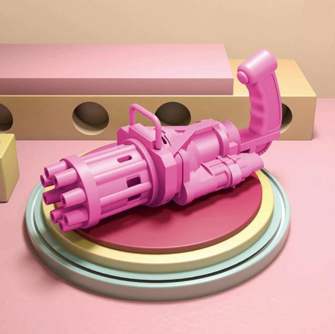 Bubble Gun Machine with 8 Multi-Barrel System