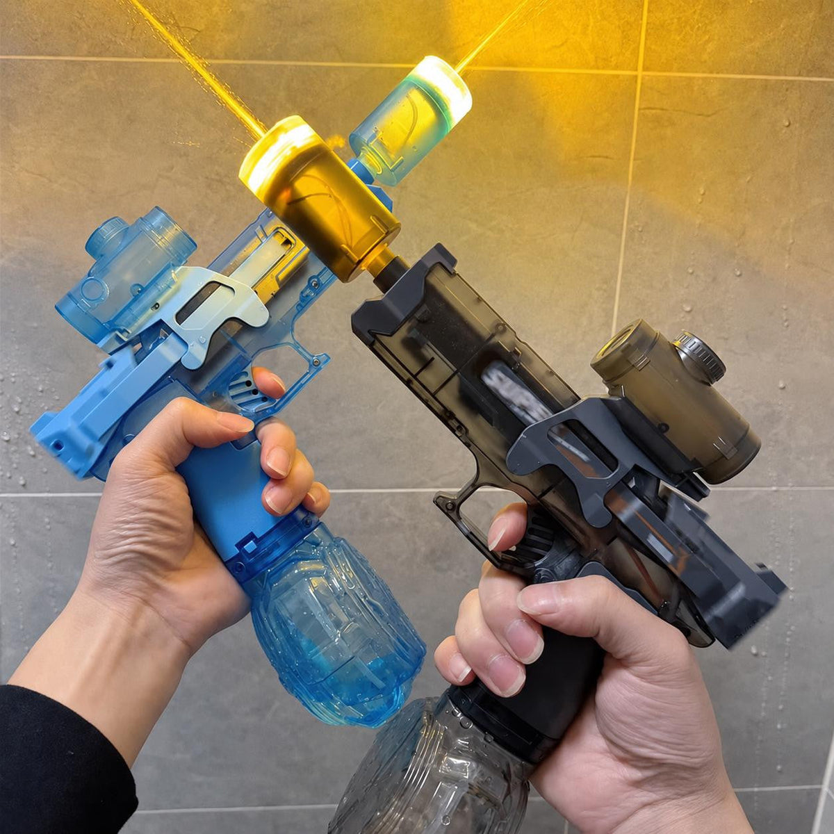 Electric Water Gun with LED Lights and Long Range