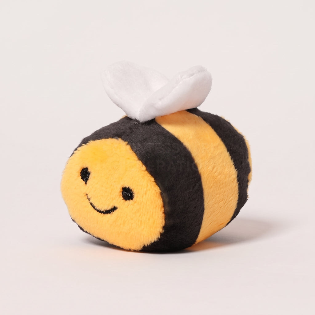 Plush Beehive Toy with 5 Squeaky Bees