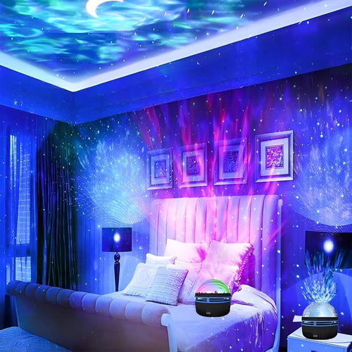 Aurora Projector Light with Ocean Wave Effects and Remote
