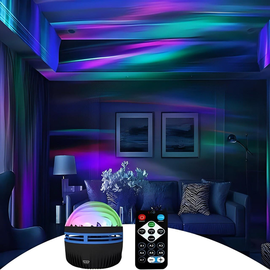 Aurora Projector Light with Ocean Wave Effects and Remote