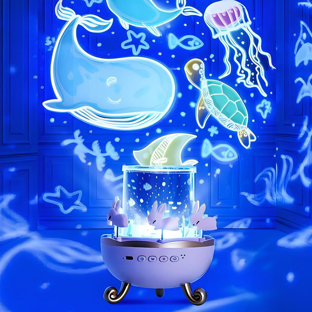 Carousel Night Light Projector with 12 Rotating Scenes