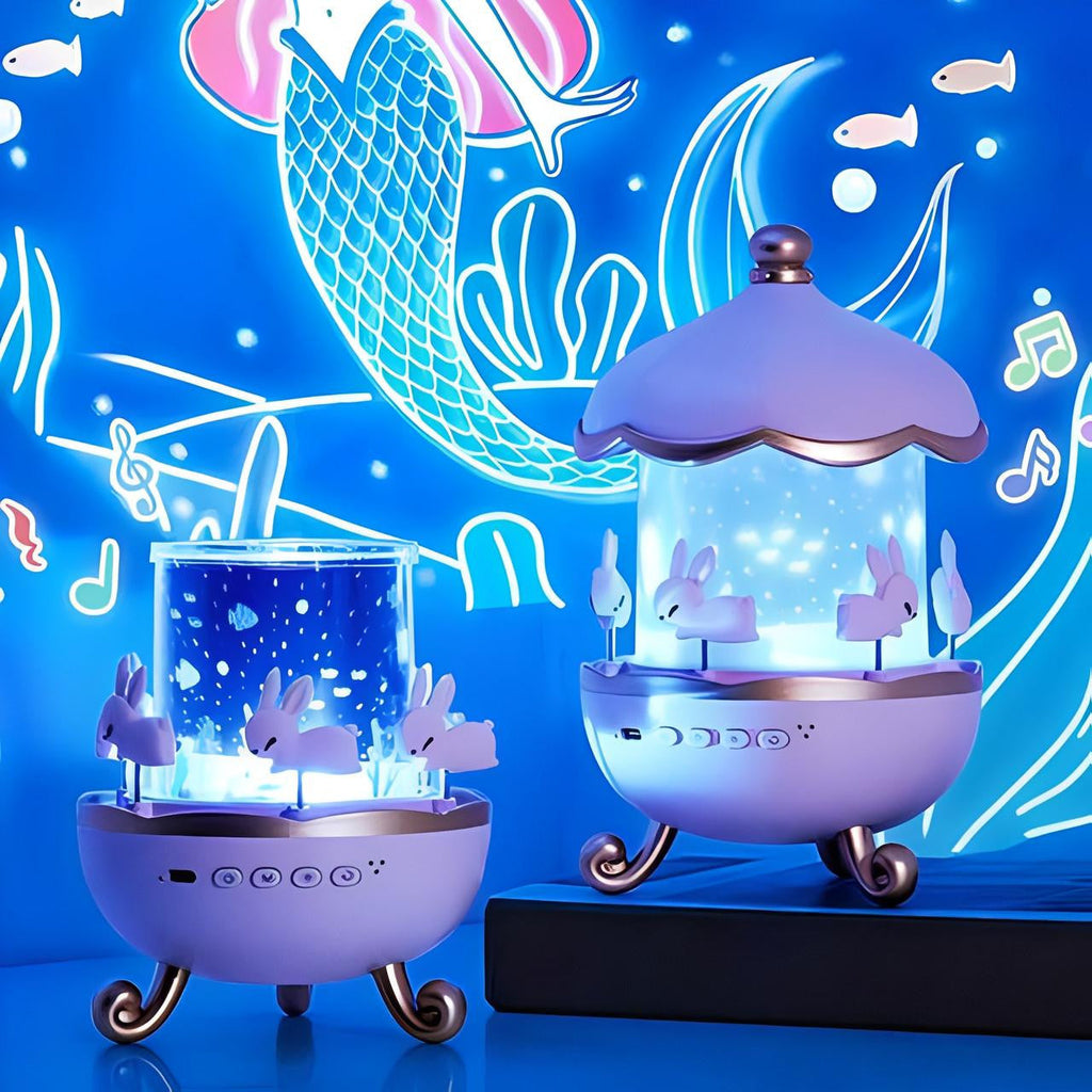Carousel Night Light Projector with 12 Rotating Scenes