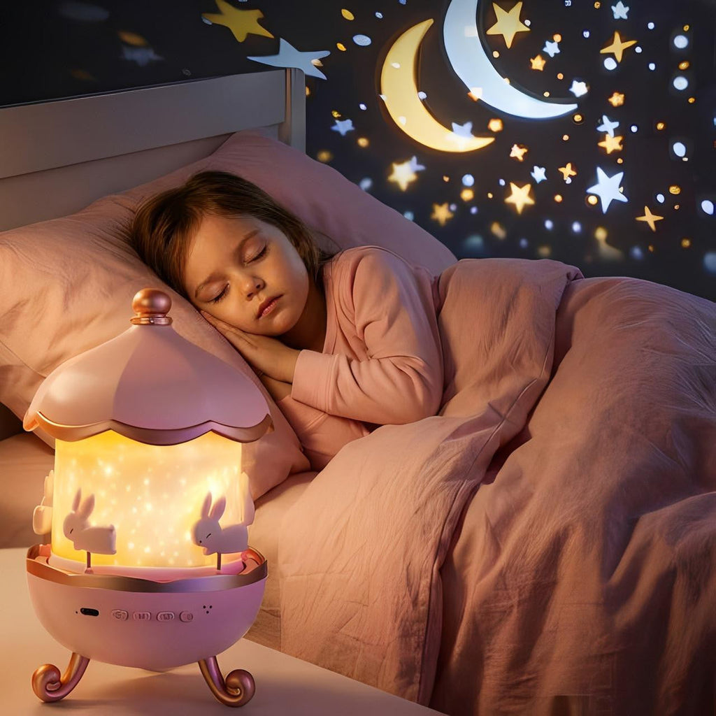 Carousel Night Light Projector with 12 Rotating Scenes
