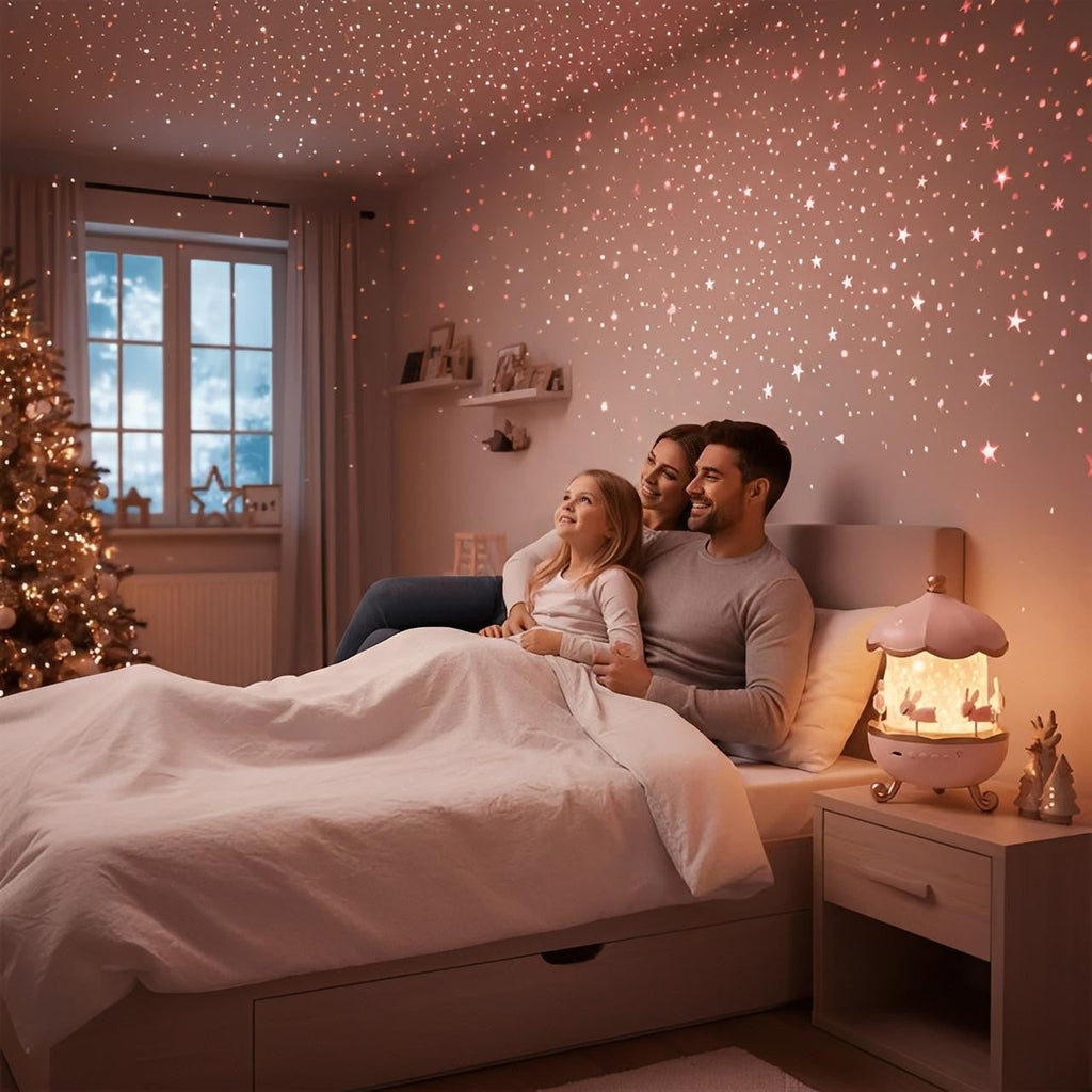 Carousel Night Light Projector with 12 Rotating Scenes