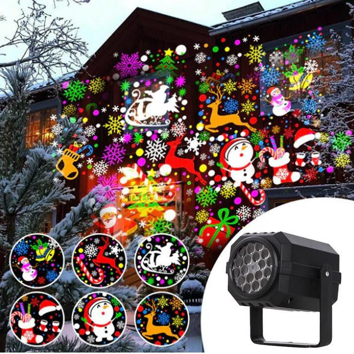 Christmas Light Projector with 16 Festive Patterns