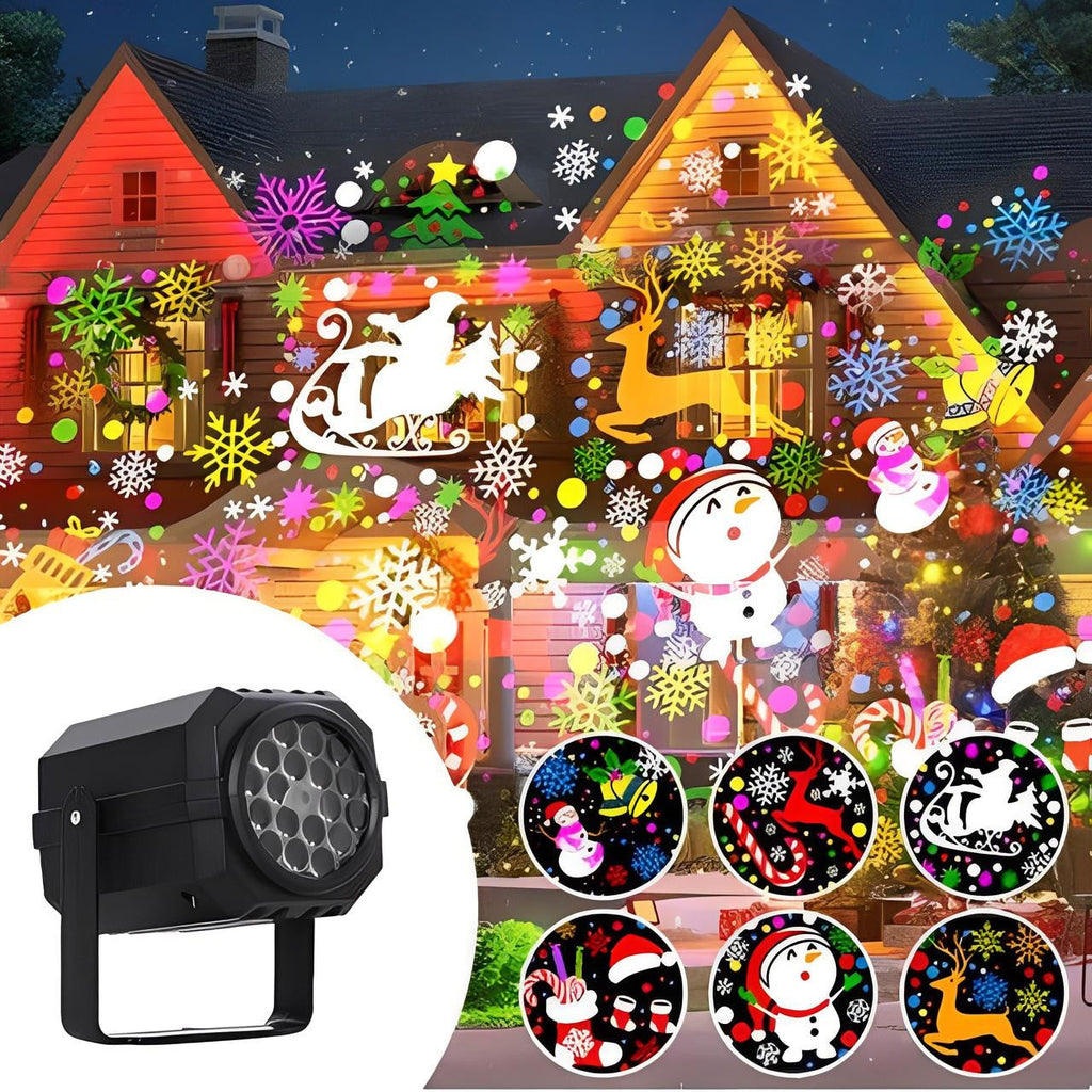 Christmas Light Projector with 16 Festive Patterns