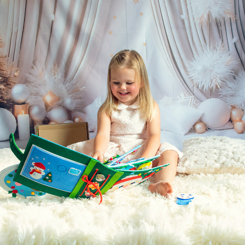Quiet Felt Book, Santa's Christmas Activity Pages