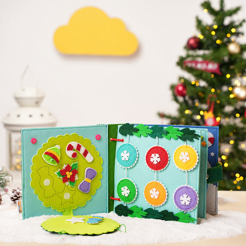 Quiet Felt Book, Santa's Christmas Activity Pages