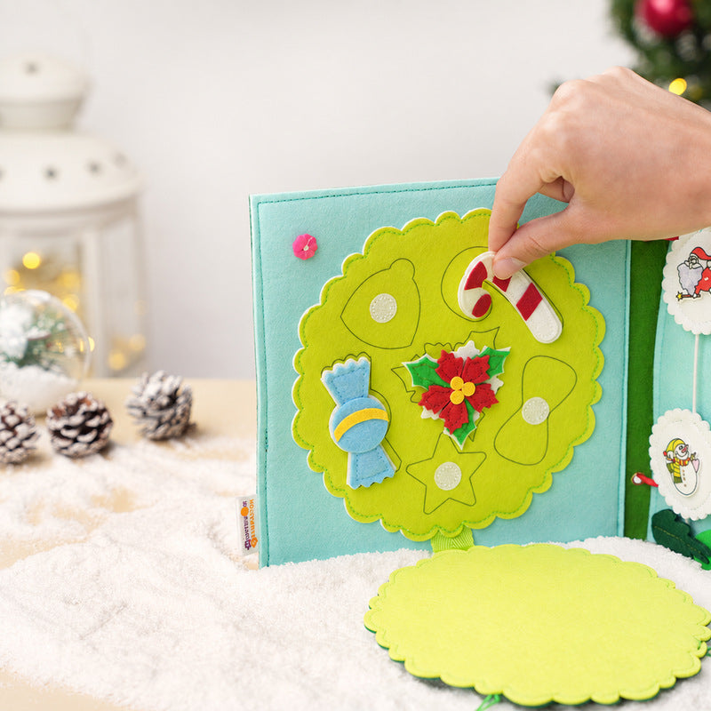 Quiet Felt Book, Santa's Christmas Activity Pages