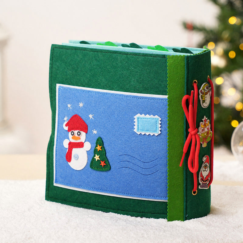 Quiet Felt Book, Santa's Christmas Activity Pages