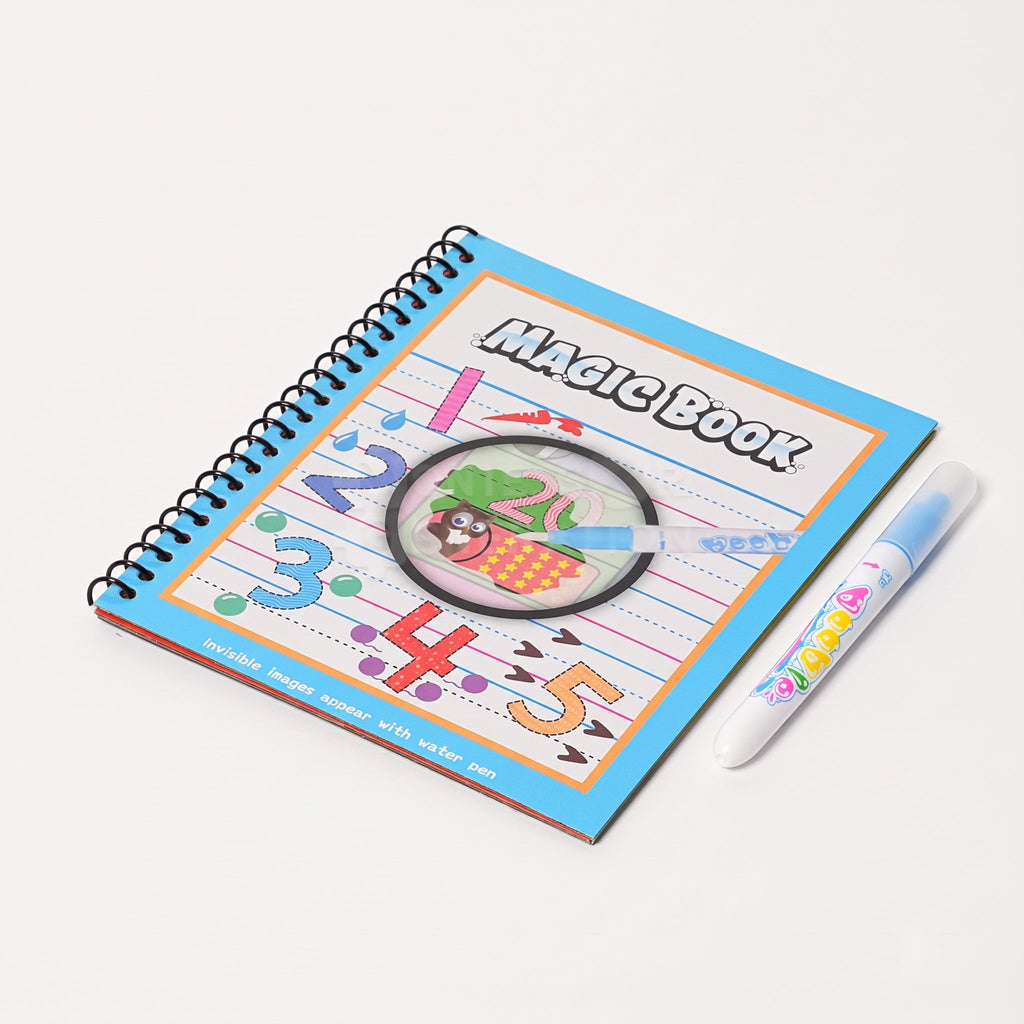 Reusable Water Coloring Book with Magic Pen