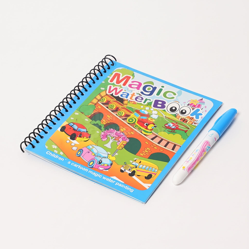 Reusable Water Coloring Book with Magic Pen