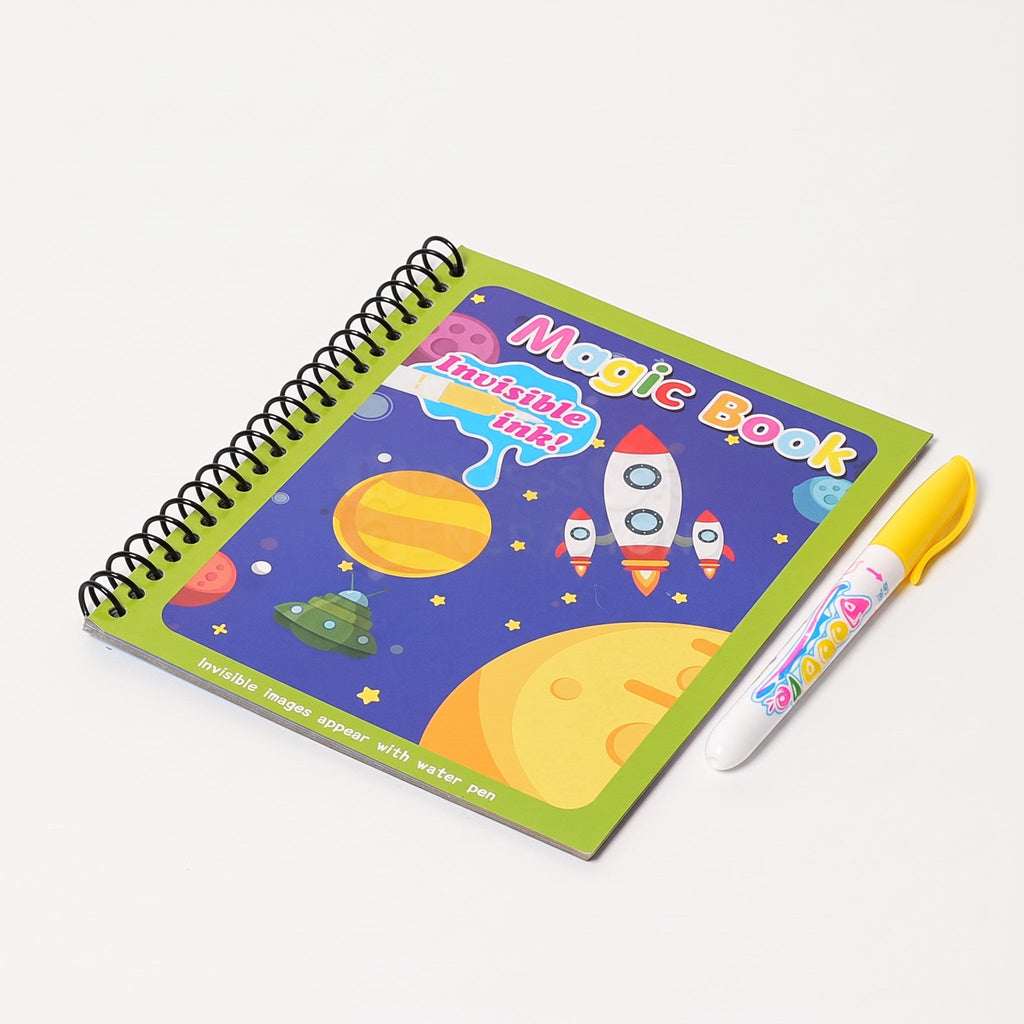 Reusable Water Coloring Book with Magic Pen