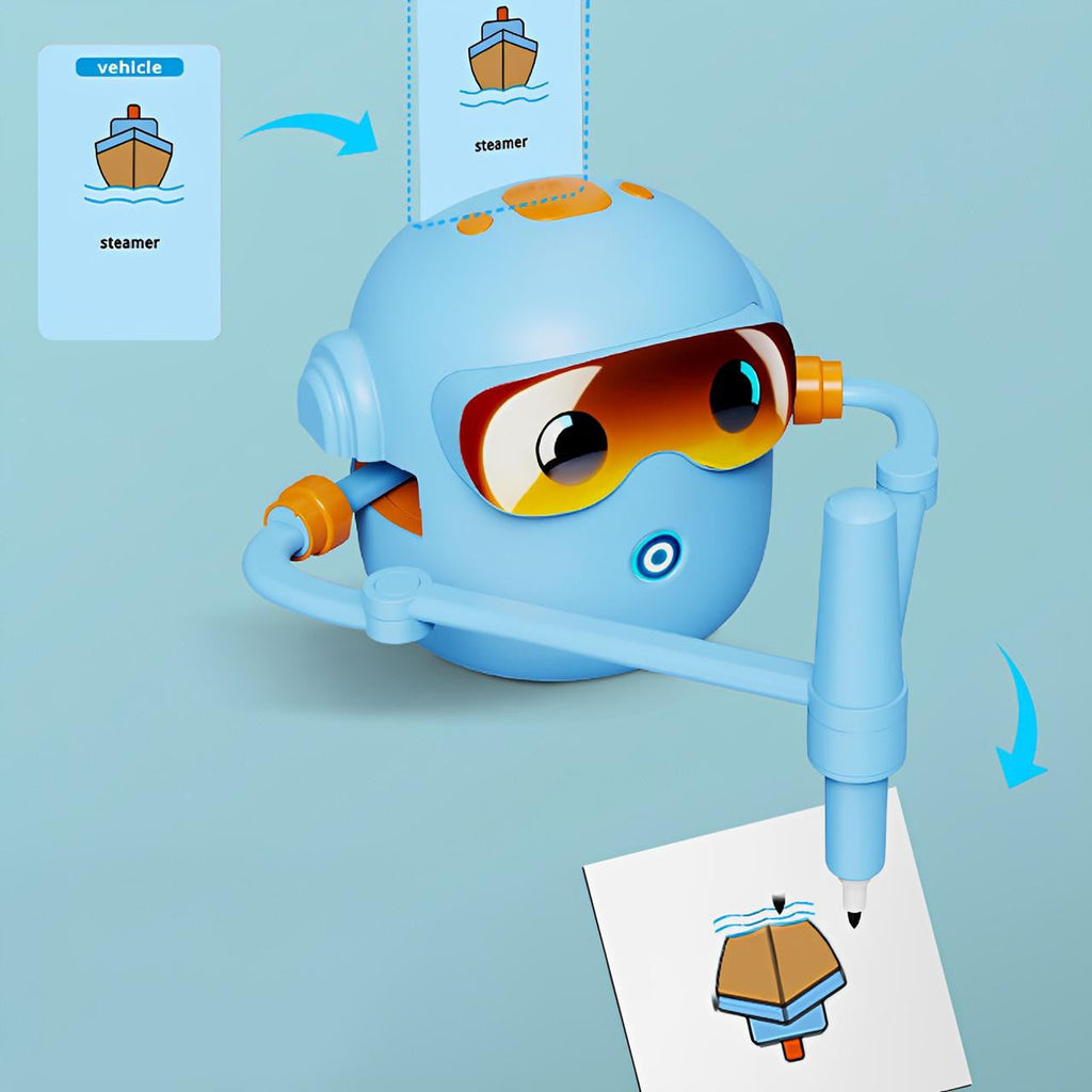 Drawing Robot for Kids with Interactive Learning Cards