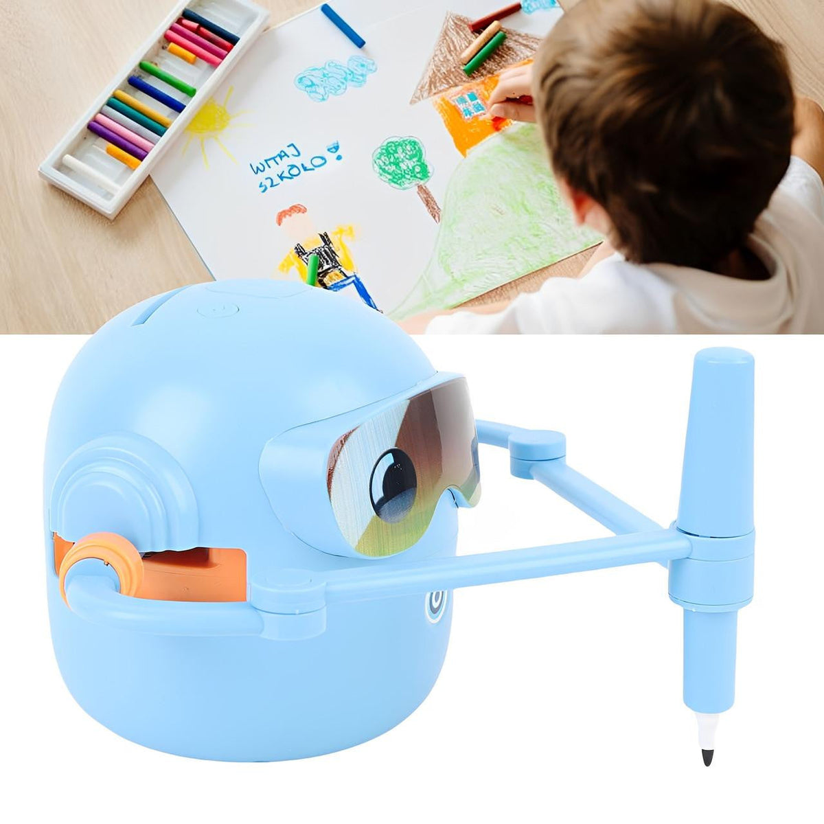 Drawing Robot for Kids with Interactive Learning Cards