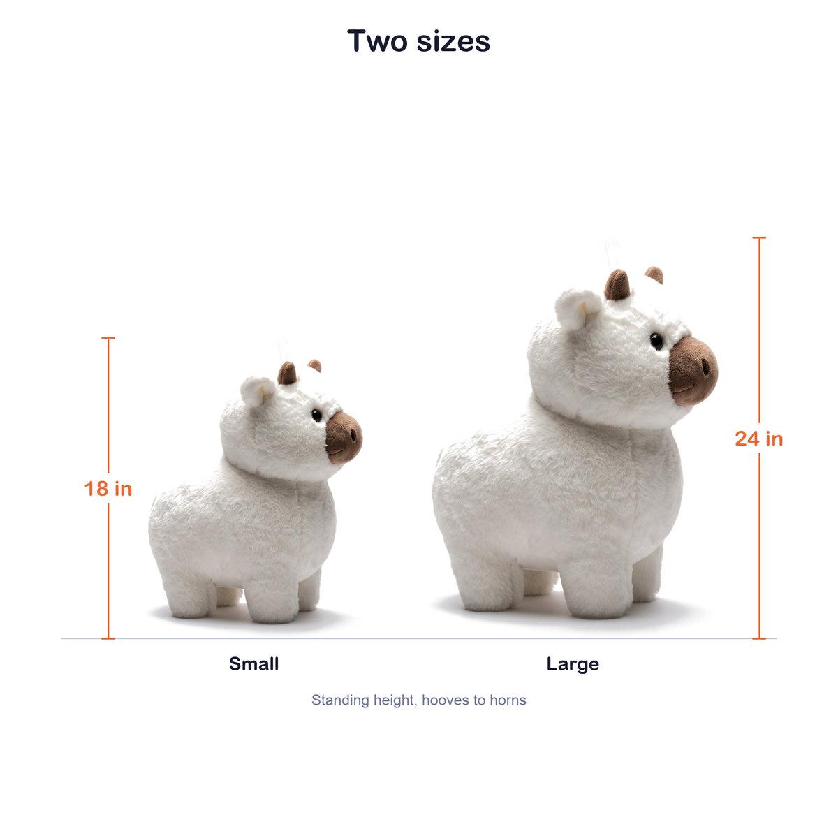 Running Highland Cow Plush, Gallops Without Batteries