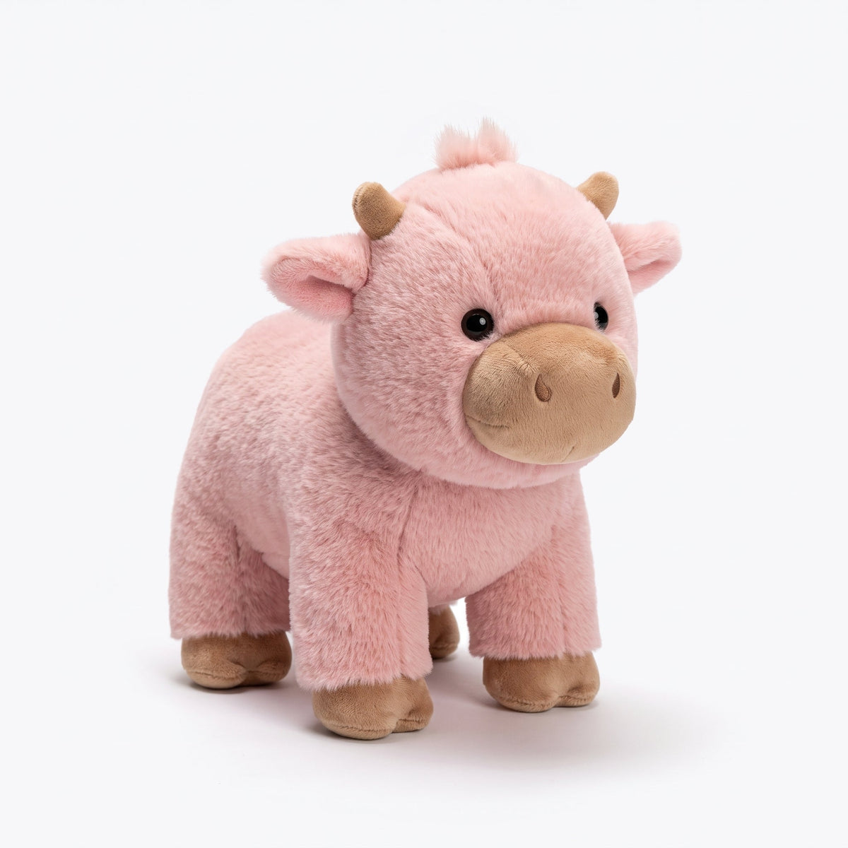 Running Highland Cow Plush, Gallops Without Batteries