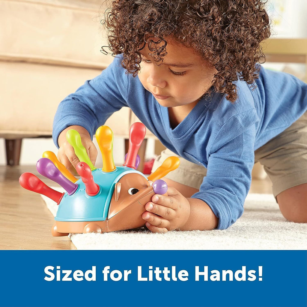 Counting Toy Hedgehog with Colorful Pegs