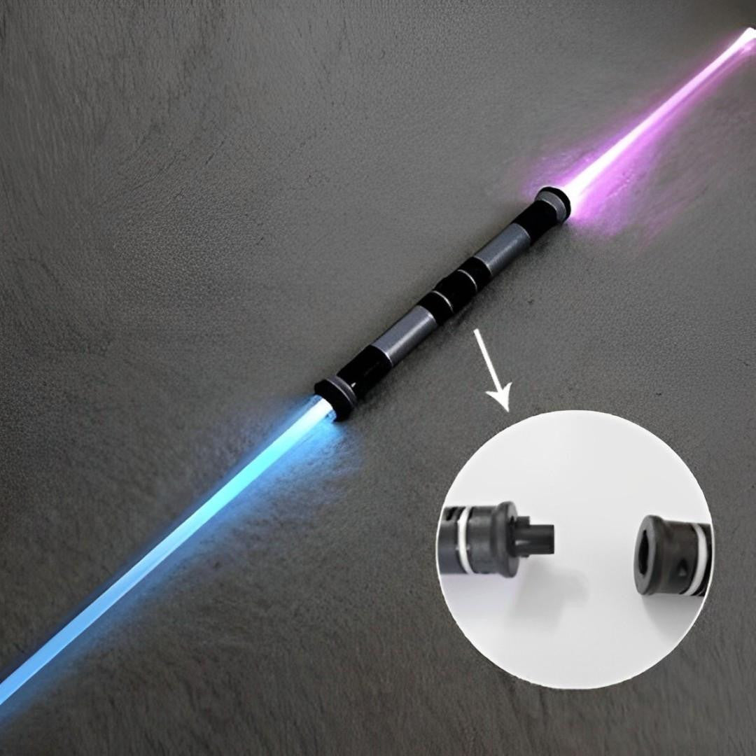 Double-Bladed LED Saber with Sound Effects and Color Change