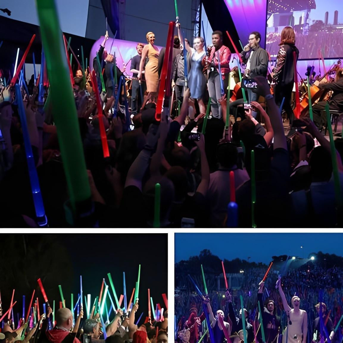 Double-Bladed LED Saber with Sound Effects and Color Change