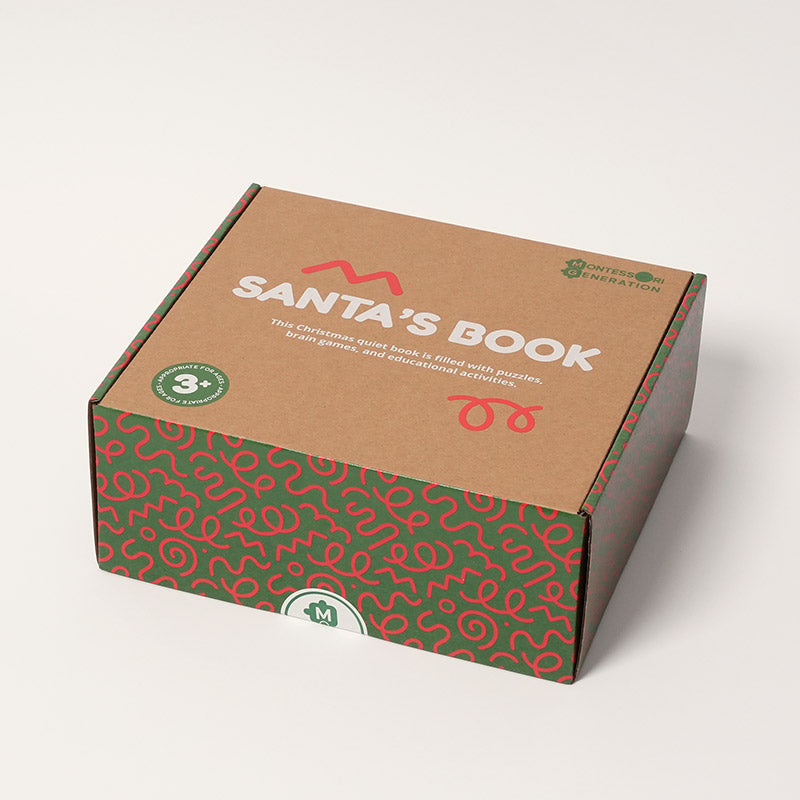 Quiet Felt Book, Santa's Christmas Activity Pages