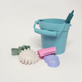 Silicone Beach Toy Set with Bucket and Molds