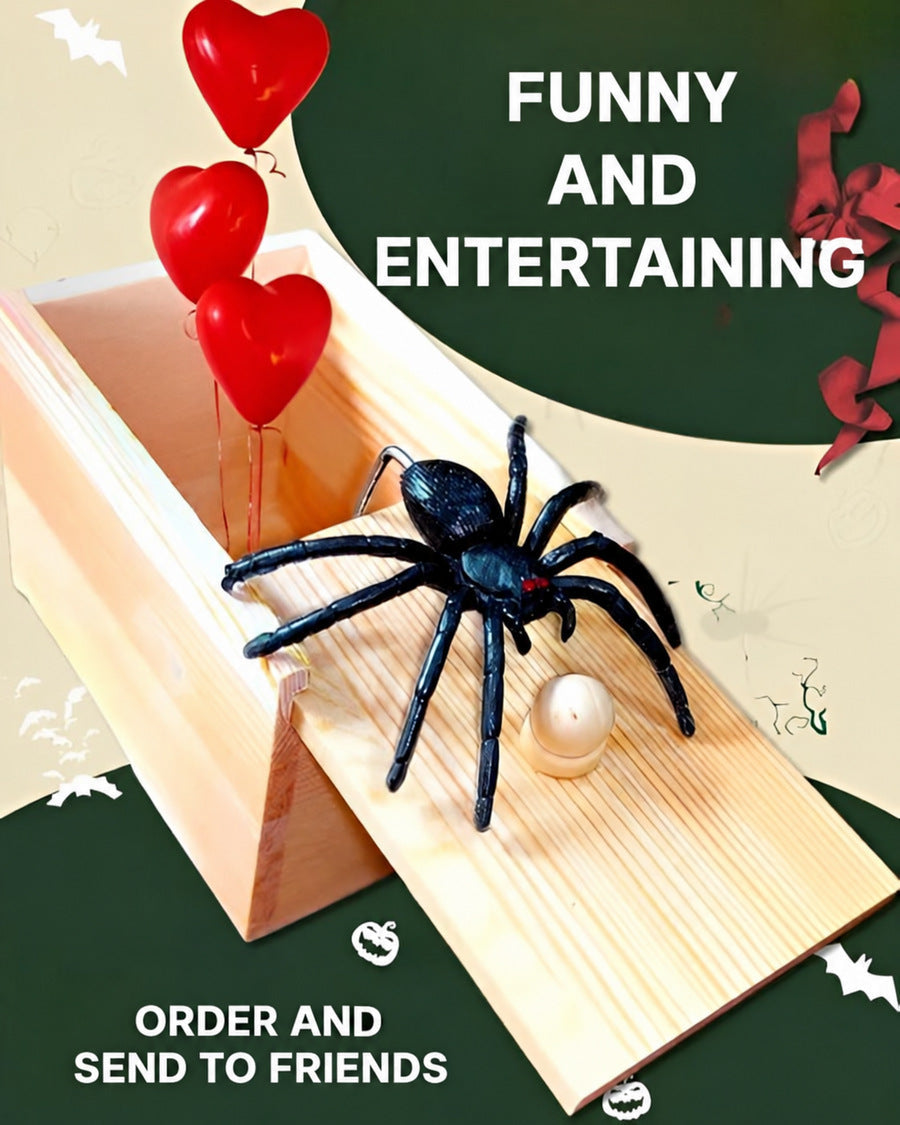 Spider Prank Box with Surprise Jump Scare