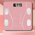 Smart Digital Body Weight and Fat Scale - Bluetooth Connected Bathroom Scale with 18 Health Metrics and Slim Glass Design for Men and Women