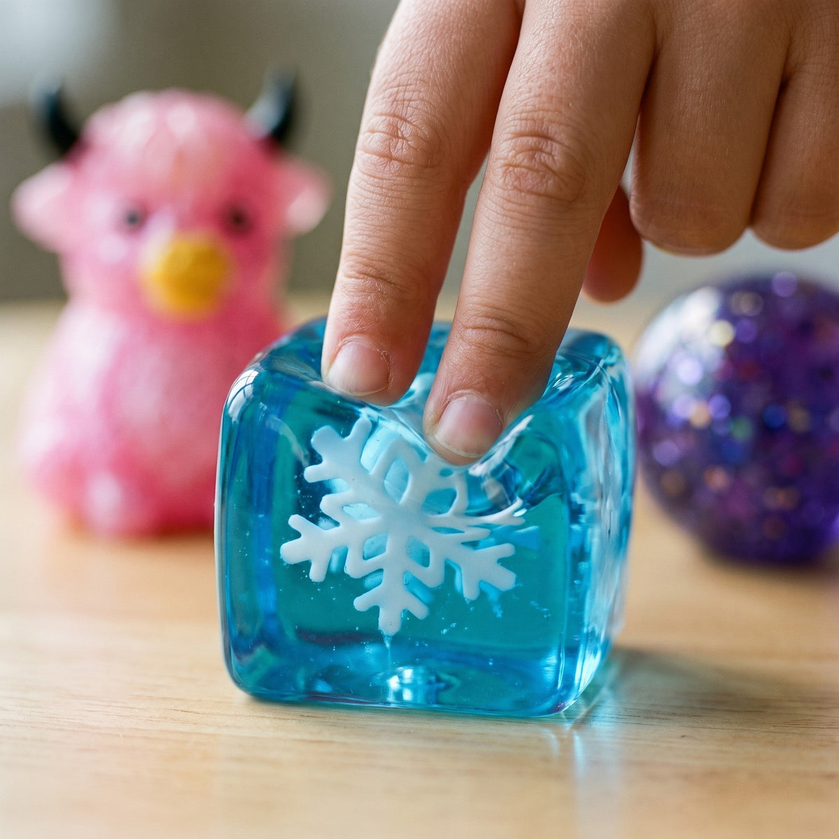 Squishy Fun Box, 8-Piece Slow-Rise Sensory Set