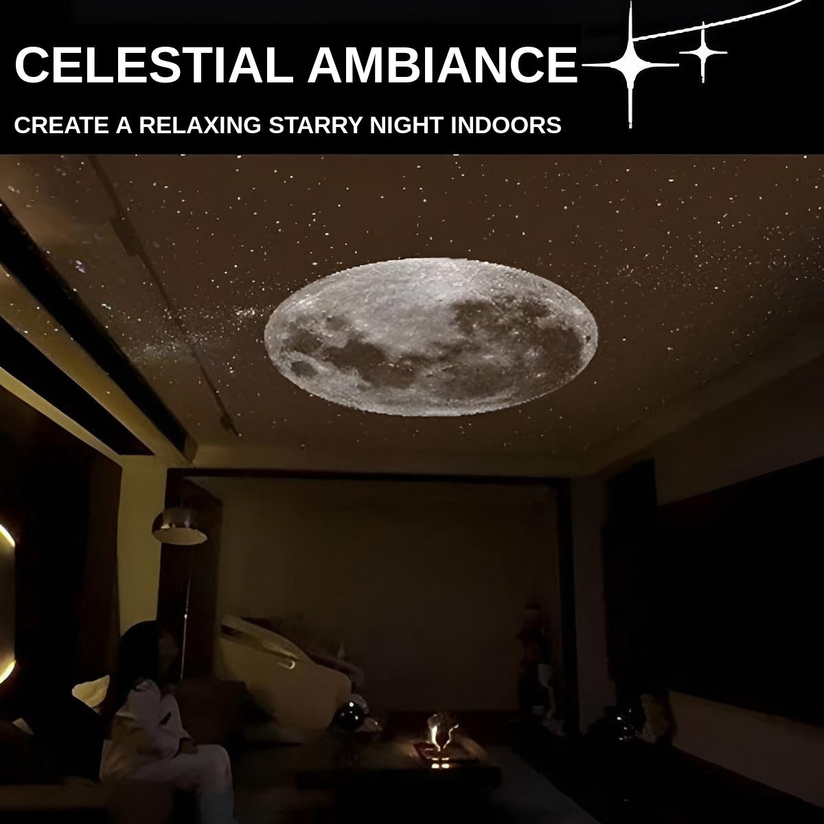 Star Projector Night Light with Interchangeable Films
