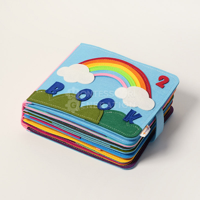 Felt Storybook with 16 Interactive Pages and Characters