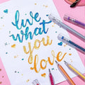 Glitter Gel Pens Set – 100 Vibrant Colors for Art and Journaling