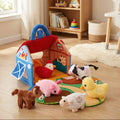 Talking Farm Barn, 6 Plush Animals That Say Their Names