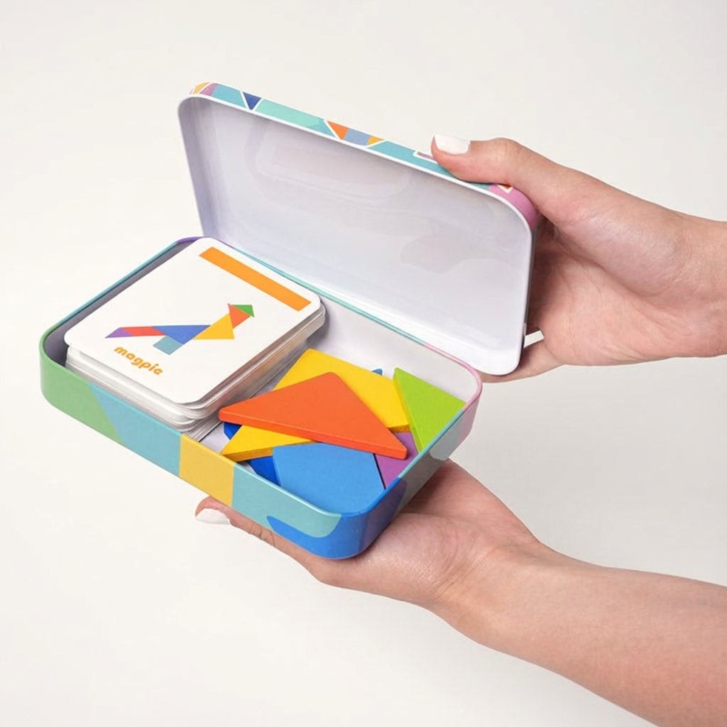 Tangram Puzzle Game with 50 Challenge Cards