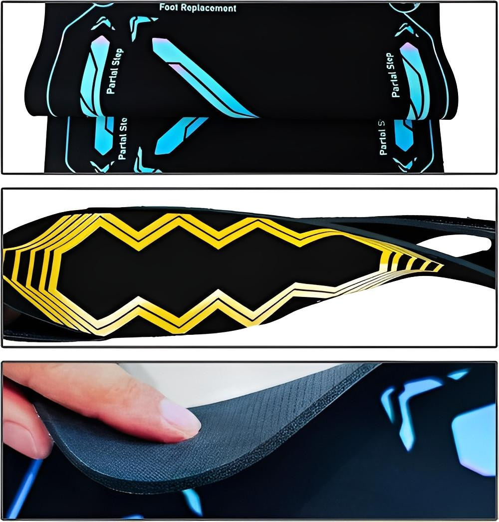 Football Training Mat with Numbered Zones and Elastic Cord