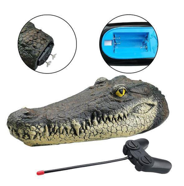 Remote Control Crocodile Head for Pool and Pond