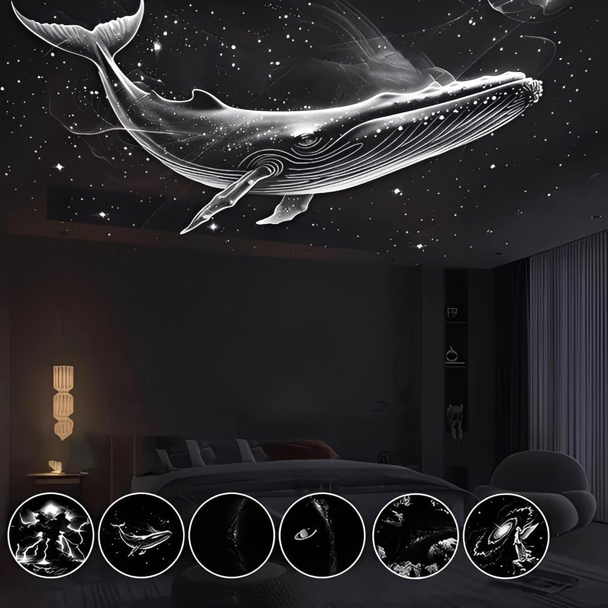 Star Projector Night Light with Interchangeable Films