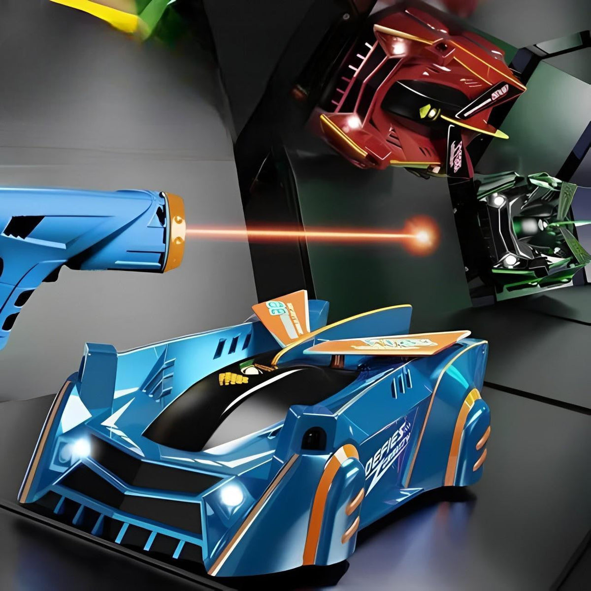 Wall Climbing RC Car with Laser Remote Control