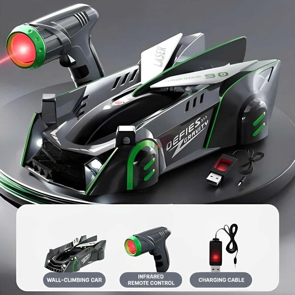 Wall Climbing RC Car with Laser Remote Control