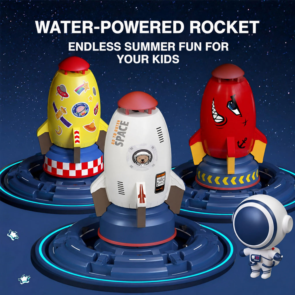 Water Rocket Launcher Toy with Adjustable Launch Base
