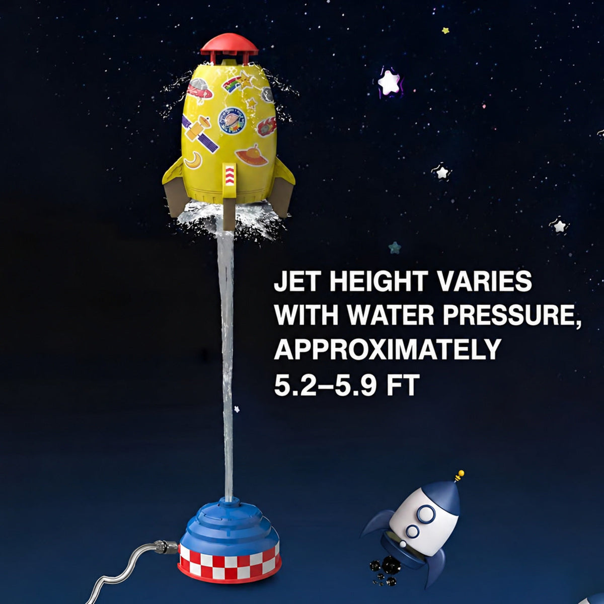 Water Rocket Launcher Toy with Adjustable Launch Base