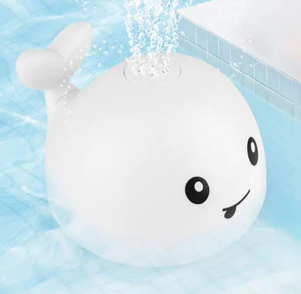 Whale Bath Toy with Water Spray and LED Lights