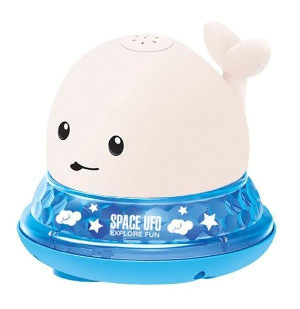 Whale Bath Toy with Water Spray and LED Lights