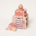 Wooden Castle Activity Toy with Xylophone and Shape Sorter